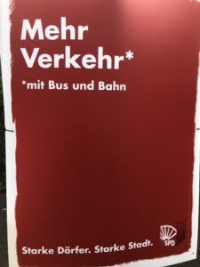 Die SPD will mehr Verkehr. 