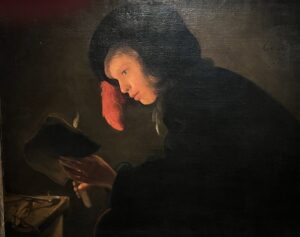 Christiaen Jansz. Dusart, junger Mann im Kerzenlicht, Collectie Rijksmuseum Amsterdam