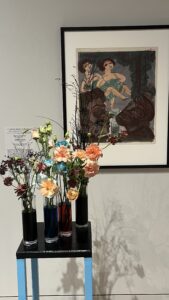 Conrad Felixmüller, "Im Cabaret"; Victoria Bernds (Blumenbinderei Lehmann), "Tanzen im Cahos"